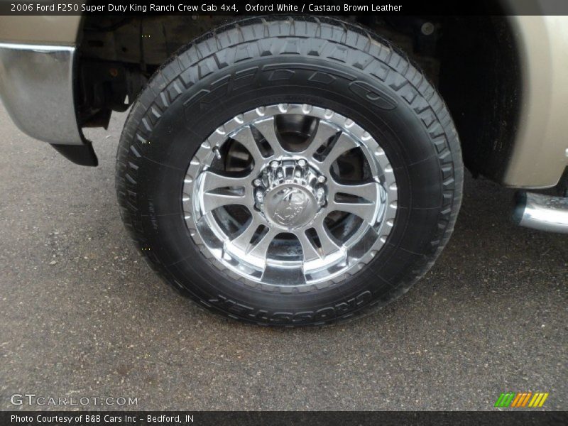 Oxford White / Castano Brown Leather 2006 Ford F250 Super Duty King Ranch Crew Cab 4x4