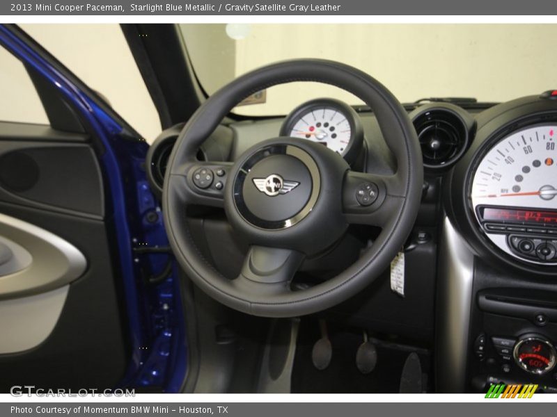Starlight Blue Metallic / Gravity Satellite Gray Leather 2013 Mini Cooper Paceman
