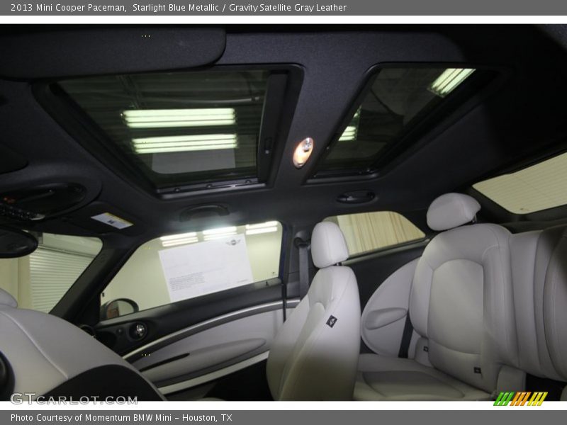Starlight Blue Metallic / Gravity Satellite Gray Leather 2013 Mini Cooper Paceman