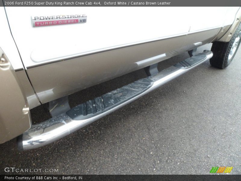 Oxford White / Castano Brown Leather 2006 Ford F250 Super Duty King Ranch Crew Cab 4x4