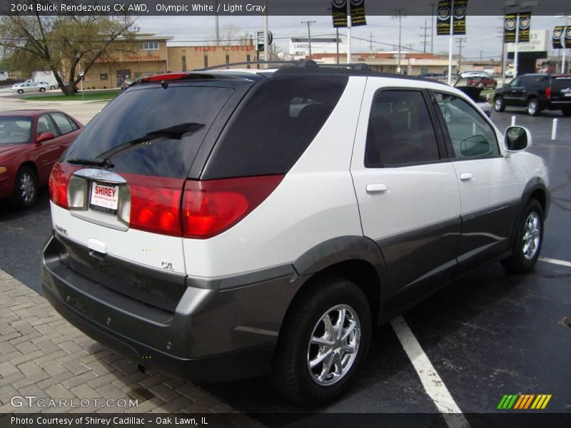 Olympic White / Light Gray 2004 Buick Rendezvous CX AWD