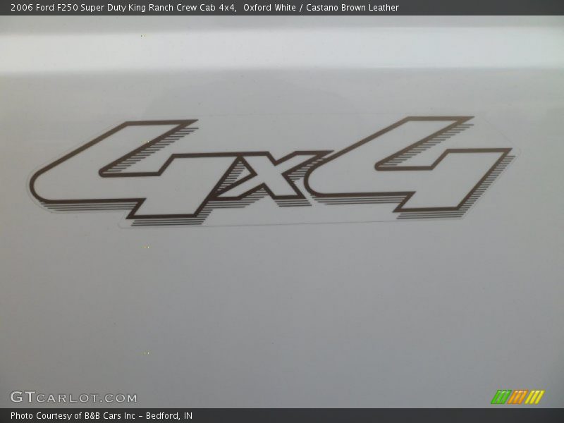 Oxford White / Castano Brown Leather 2006 Ford F250 Super Duty King Ranch Crew Cab 4x4