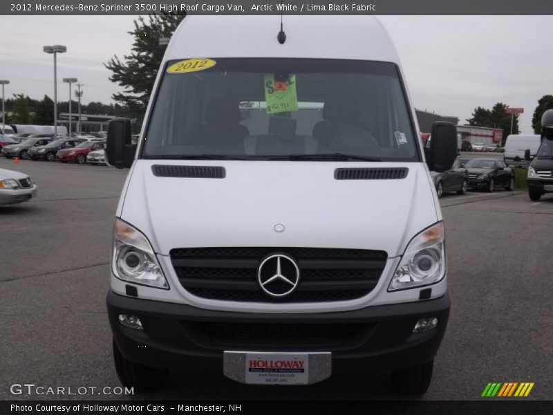 Arctic White / Lima Black Fabric 2012 Mercedes-Benz Sprinter 3500 High Roof Cargo Van