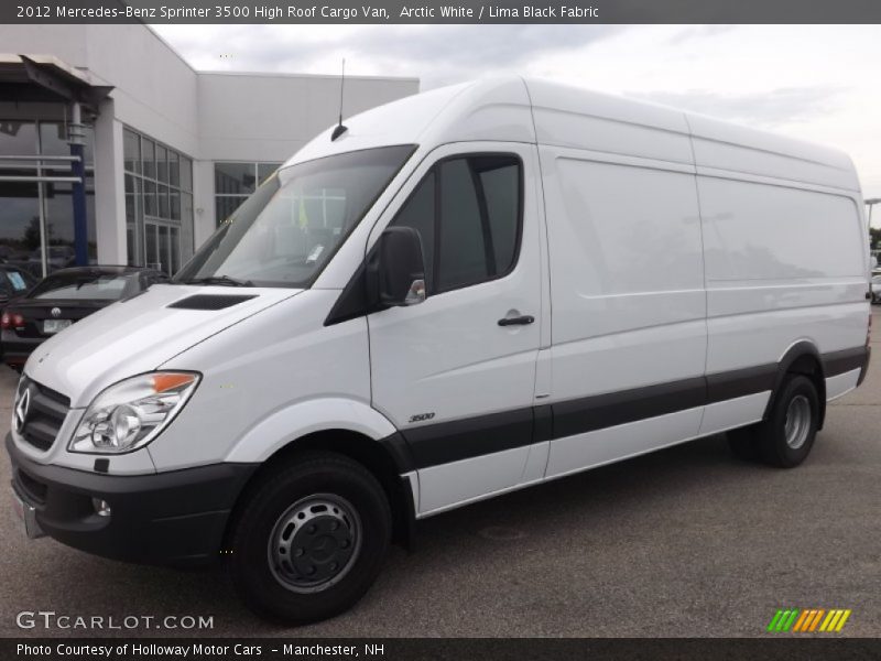 Front 3/4 View of 2012 Sprinter 3500 High Roof Cargo Van