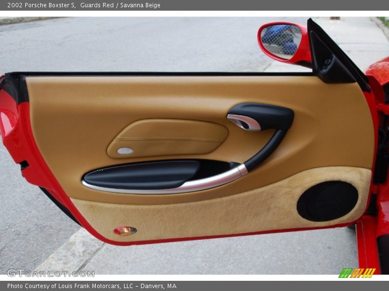 Guards Red / Savanna Beige 2002 Porsche Boxster S