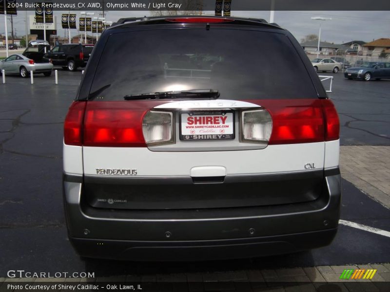 Olympic White / Light Gray 2004 Buick Rendezvous CX AWD