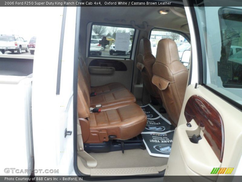 Oxford White / Castano Brown Leather 2006 Ford F250 Super Duty King Ranch Crew Cab 4x4