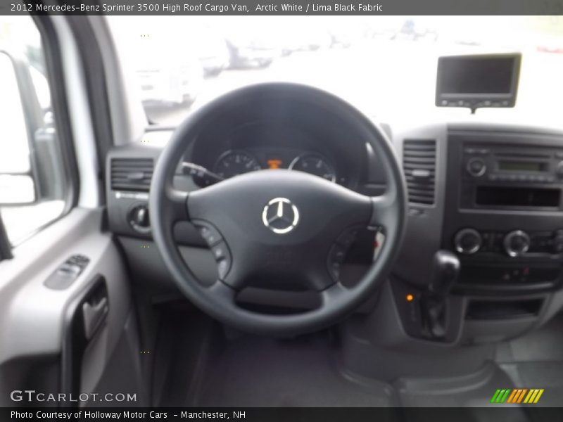 Arctic White / Lima Black Fabric 2012 Mercedes-Benz Sprinter 3500 High Roof Cargo Van