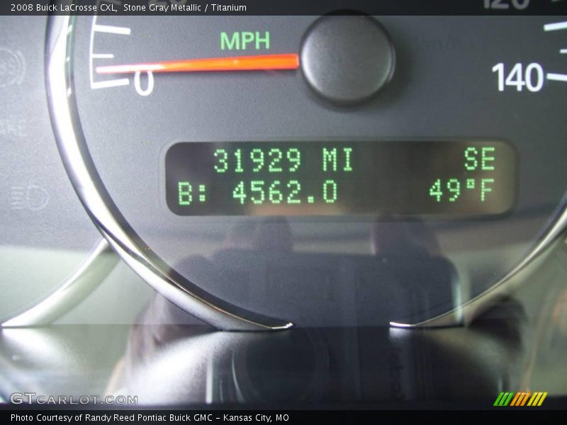 Stone Gray Metallic / Titanium 2008 Buick LaCrosse CXL