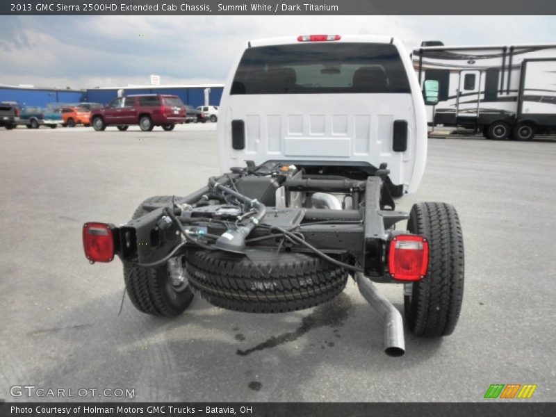 Summit White / Dark Titanium 2013 GMC Sierra 2500HD Extended Cab Chassis