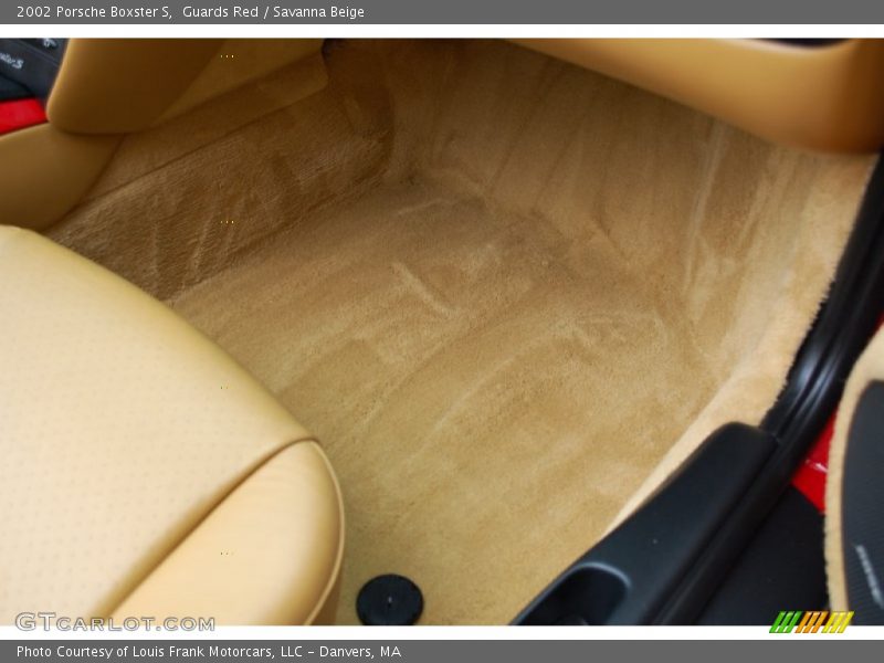 Guards Red / Savanna Beige 2002 Porsche Boxster S