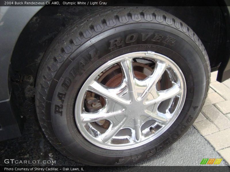 Olympic White / Light Gray 2004 Buick Rendezvous CX AWD