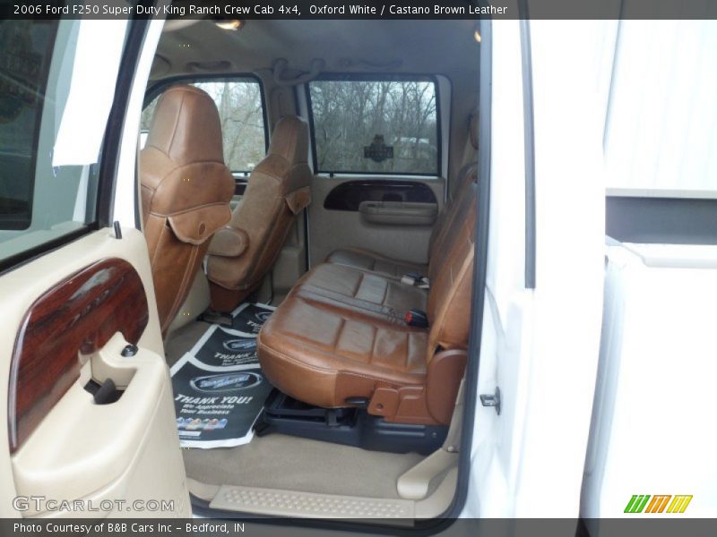 Oxford White / Castano Brown Leather 2006 Ford F250 Super Duty King Ranch Crew Cab 4x4
