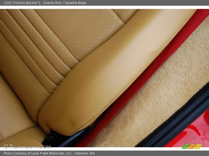 Guards Red / Savanna Beige 2002 Porsche Boxster S