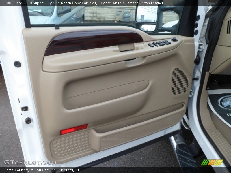 Oxford White / Castano Brown Leather 2006 Ford F250 Super Duty King Ranch Crew Cab 4x4