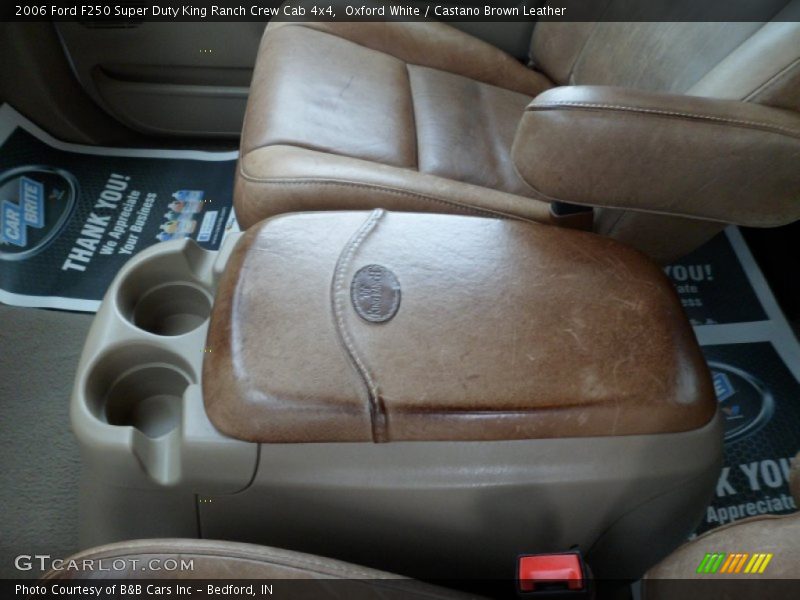 Oxford White / Castano Brown Leather 2006 Ford F250 Super Duty King Ranch Crew Cab 4x4