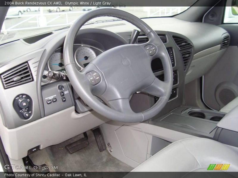 Olympic White / Light Gray 2004 Buick Rendezvous CX AWD