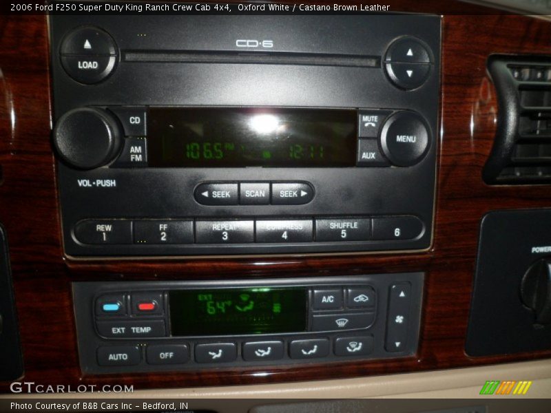 Oxford White / Castano Brown Leather 2006 Ford F250 Super Duty King Ranch Crew Cab 4x4