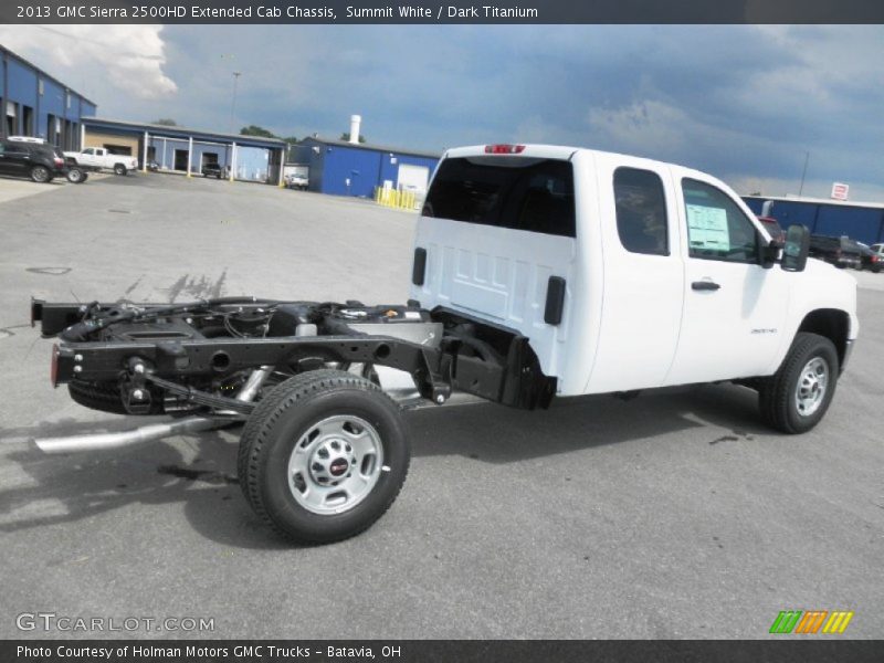  2013 Sierra 2500HD Extended Cab Chassis Summit White