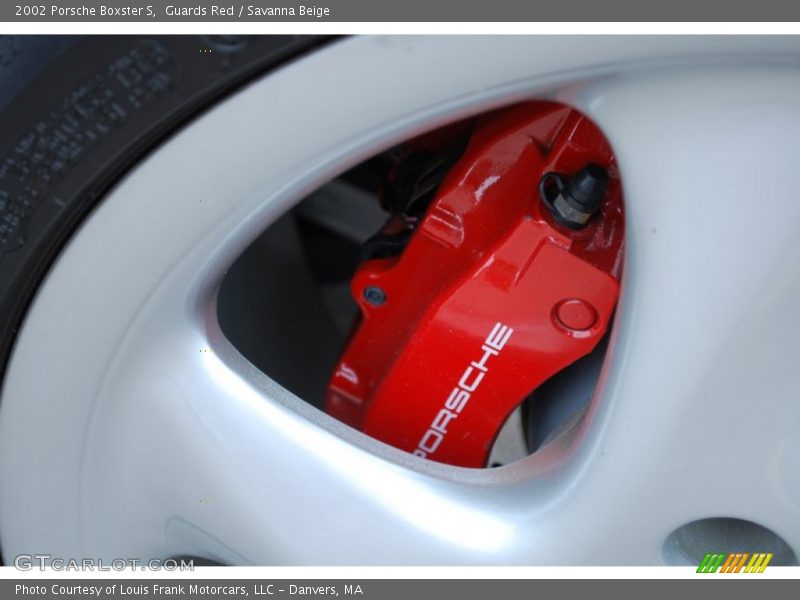 Guards Red / Savanna Beige 2002 Porsche Boxster S