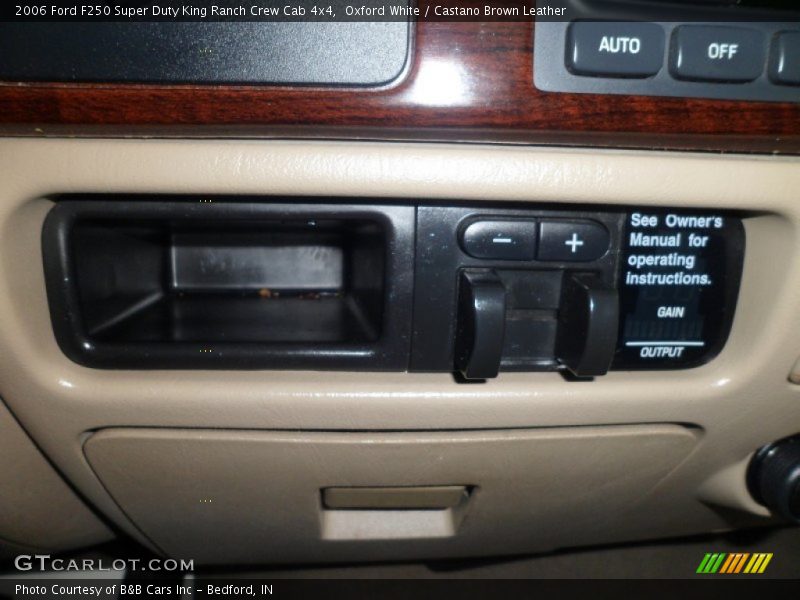 Oxford White / Castano Brown Leather 2006 Ford F250 Super Duty King Ranch Crew Cab 4x4