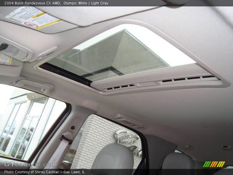 Olympic White / Light Gray 2004 Buick Rendezvous CX AWD