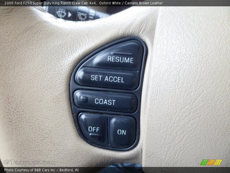Oxford White / Castano Brown Leather 2006 Ford F250 Super Duty King Ranch Crew Cab 4x4