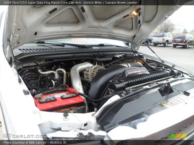 Oxford White / Castano Brown Leather 2006 Ford F250 Super Duty King Ranch Crew Cab 4x4