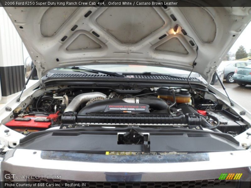 Oxford White / Castano Brown Leather 2006 Ford F250 Super Duty King Ranch Crew Cab 4x4