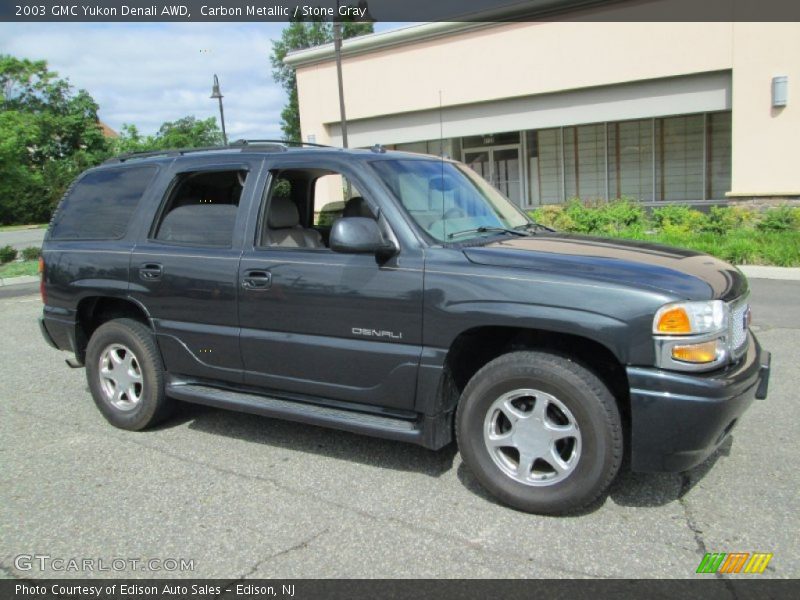 Carbon Metallic / Stone Gray 2003 GMC Yukon Denali AWD