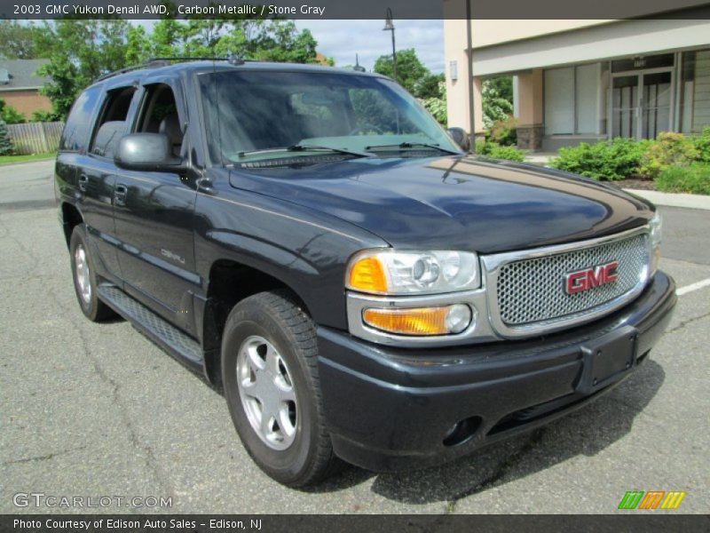 Carbon Metallic / Stone Gray 2003 GMC Yukon Denali AWD