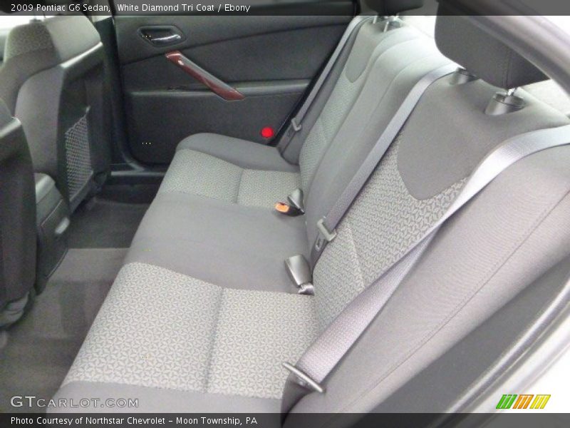 White Diamond Tri Coat / Ebony 2009 Pontiac G6 Sedan
