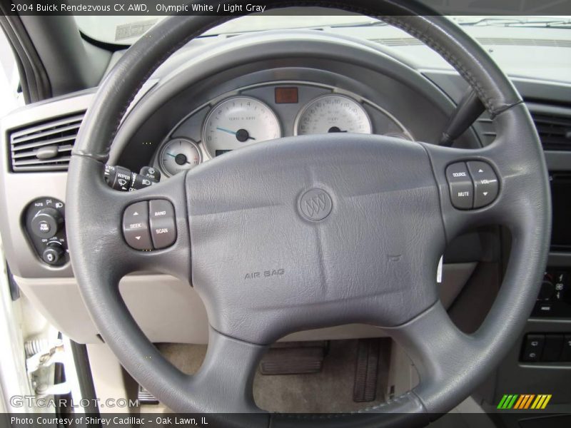 Olympic White / Light Gray 2004 Buick Rendezvous CX AWD