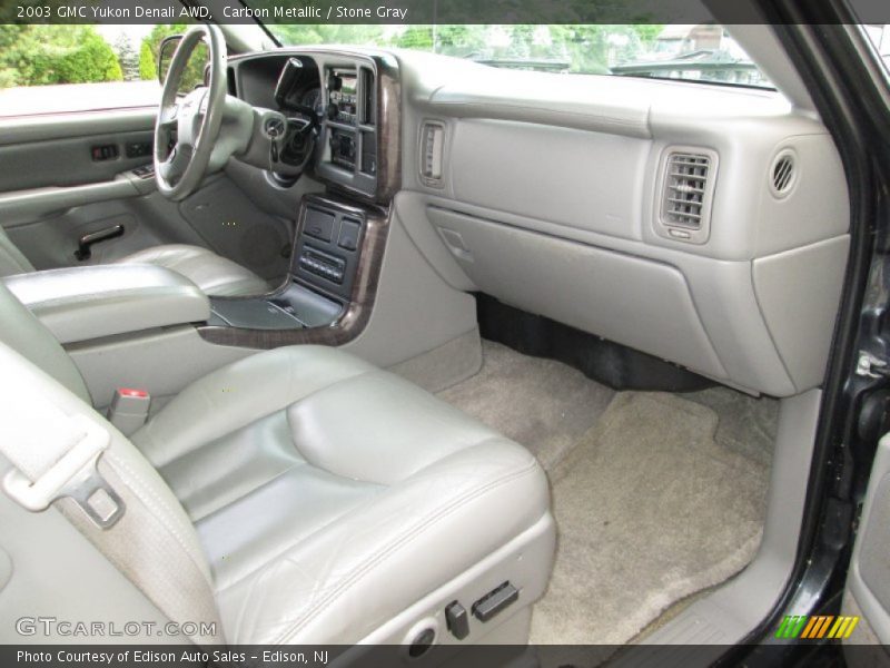 Carbon Metallic / Stone Gray 2003 GMC Yukon Denali AWD