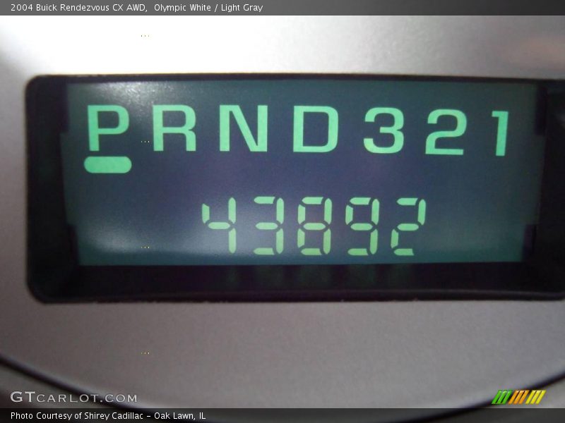 Olympic White / Light Gray 2004 Buick Rendezvous CX AWD