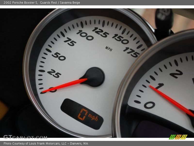 Guards Red / Savanna Beige 2002 Porsche Boxster S