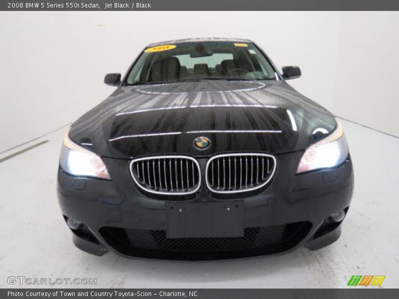 Jet Black / Black 2008 BMW 5 Series 550i Sedan