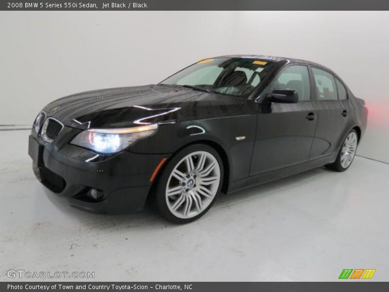 Jet Black / Black 2008 BMW 5 Series 550i Sedan