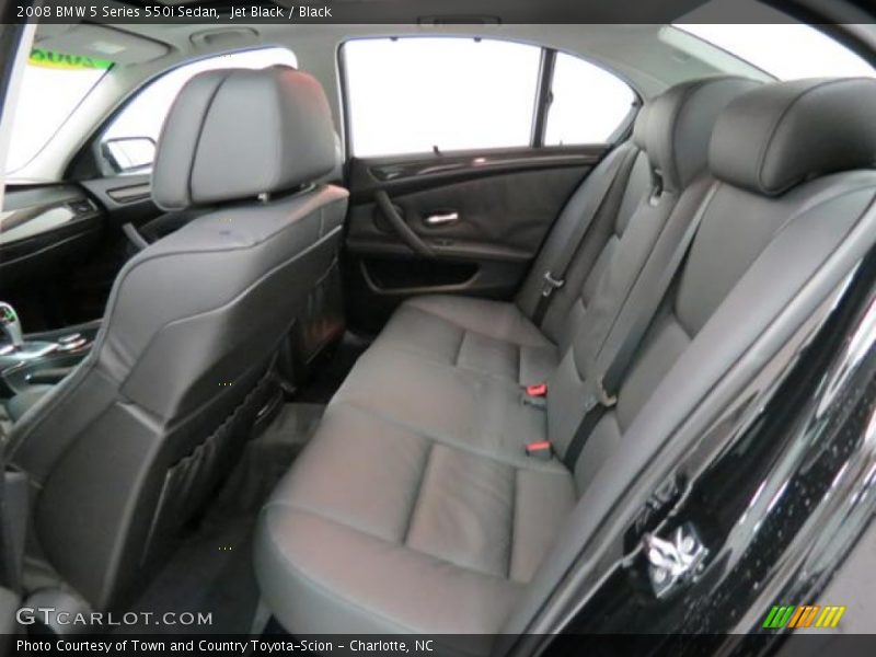 Rear Seat of 2008 5 Series 550i Sedan