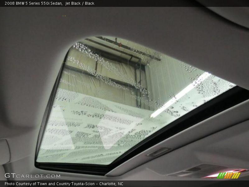 Jet Black / Black 2008 BMW 5 Series 550i Sedan