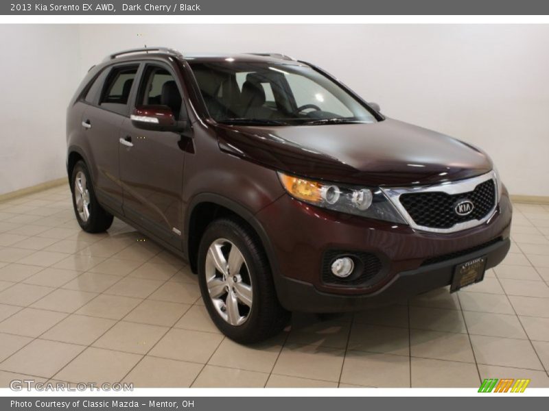 Dark Cherry / Black 2013 Kia Sorento EX AWD