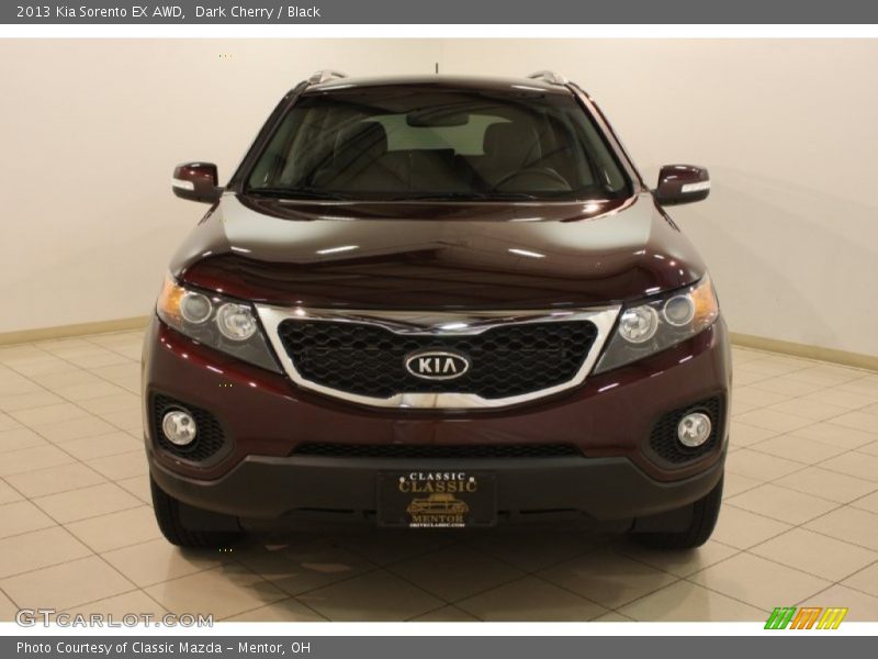 Dark Cherry / Black 2013 Kia Sorento EX AWD