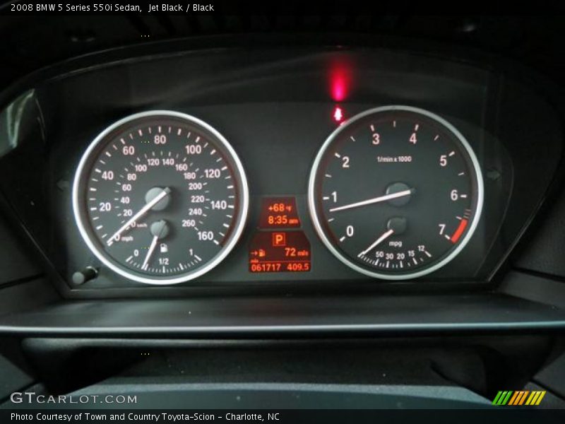  2008 5 Series 550i Sedan 550i Sedan Gauges