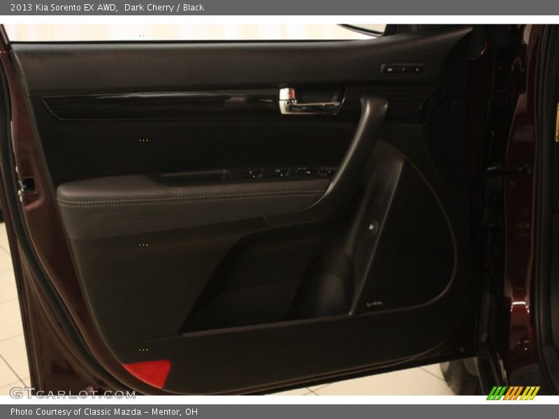Dark Cherry / Black 2013 Kia Sorento EX AWD