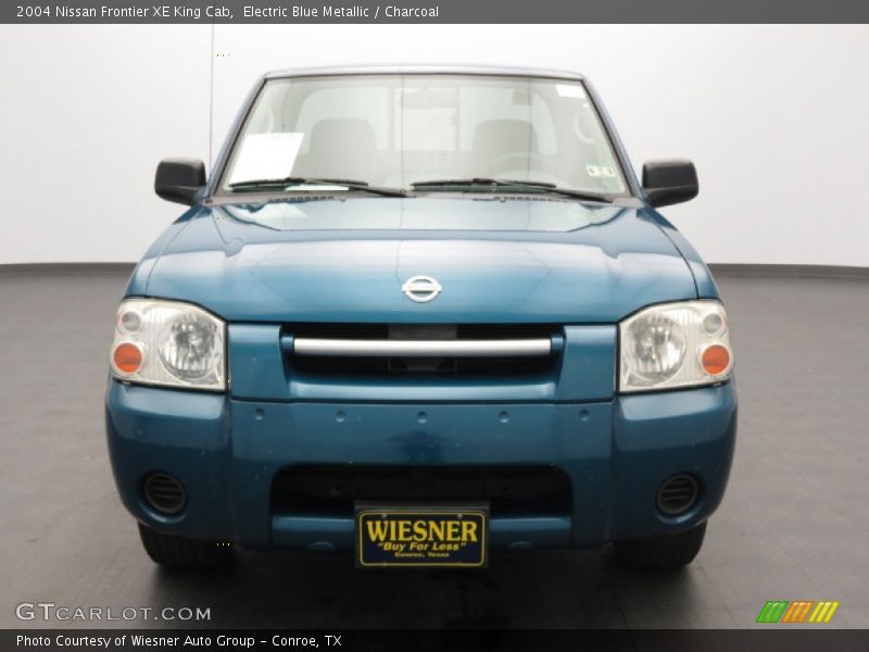 Electric Blue Metallic / Charcoal 2004 Nissan Frontier XE King Cab
