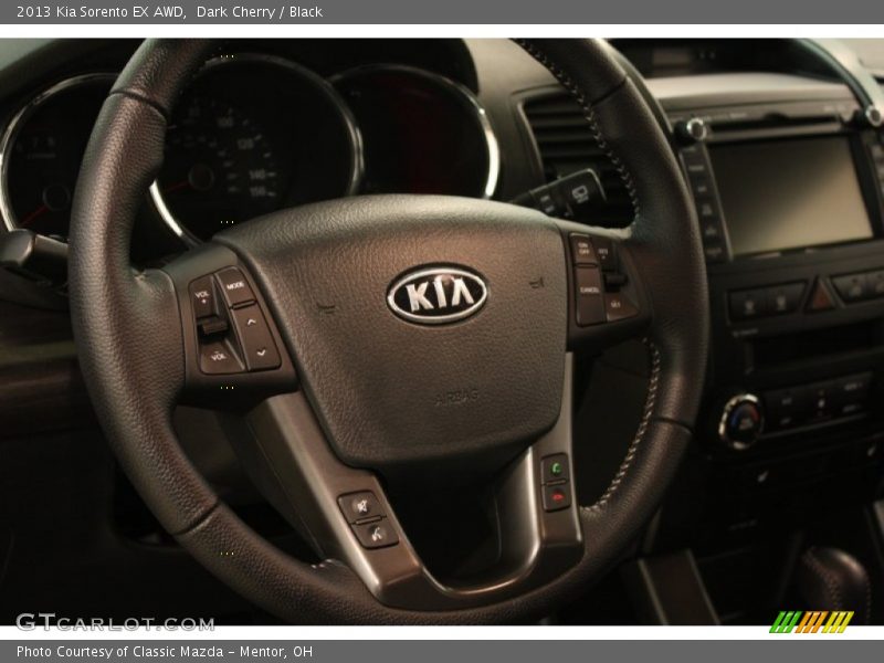 Dark Cherry / Black 2013 Kia Sorento EX AWD