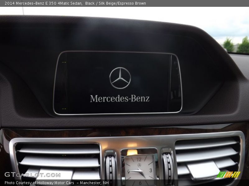 Black / Silk Beige/Espresso Brown 2014 Mercedes-Benz E 350 4Matic Sedan