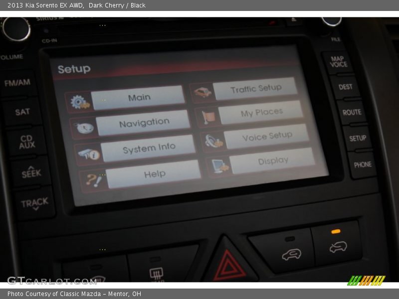 Dark Cherry / Black 2013 Kia Sorento EX AWD