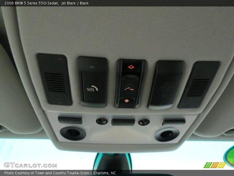 Jet Black / Black 2008 BMW 5 Series 550i Sedan