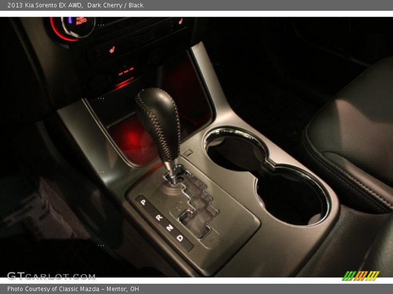 Dark Cherry / Black 2013 Kia Sorento EX AWD